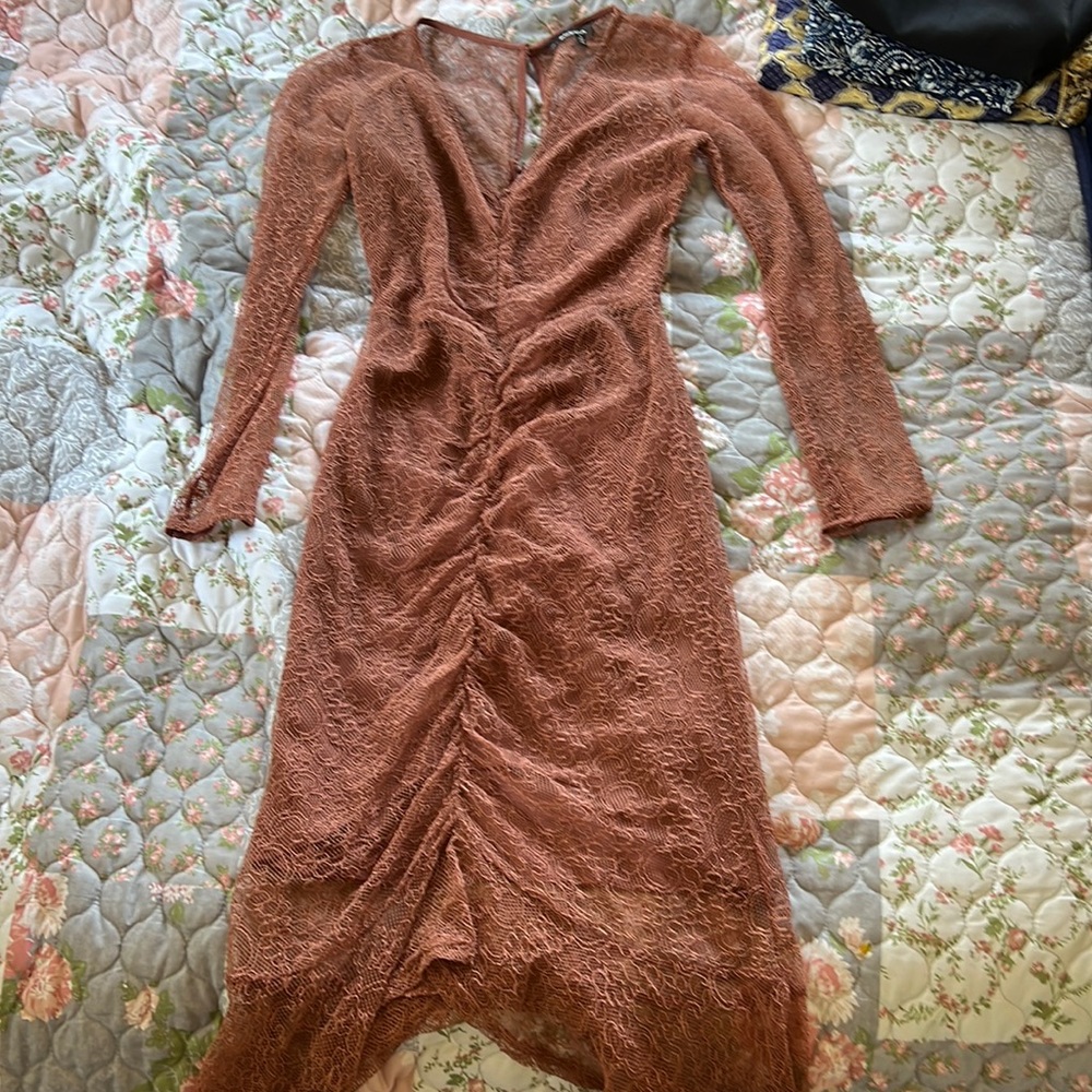 Elegant Lace Long Sleeve Dress